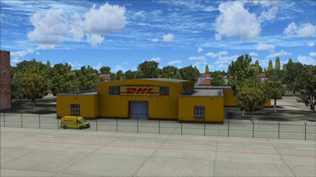 DHL freight building