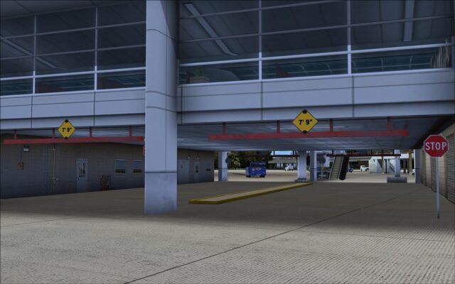 Under the airside