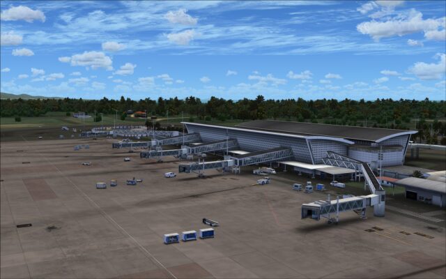 Apron view of terminal