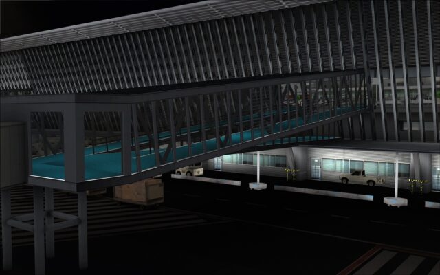 Passenger bridge lighting