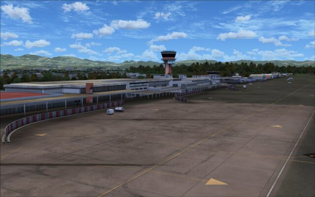 South side terminal and control tower