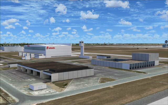 New buildings near the Airberlin hangar