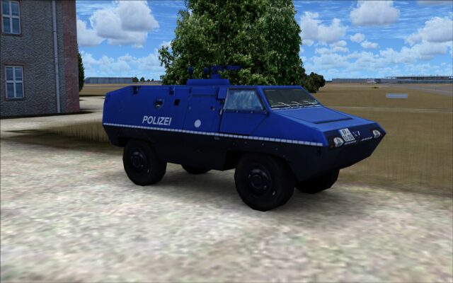 Polizei armoured vehicle