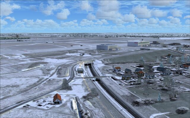 Rail tunnel  and winter ground textures