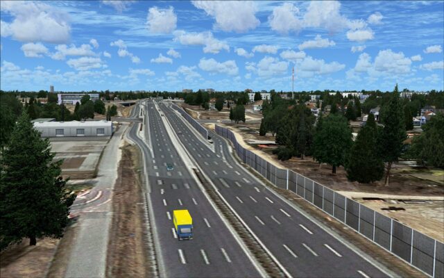 Typical road traffic