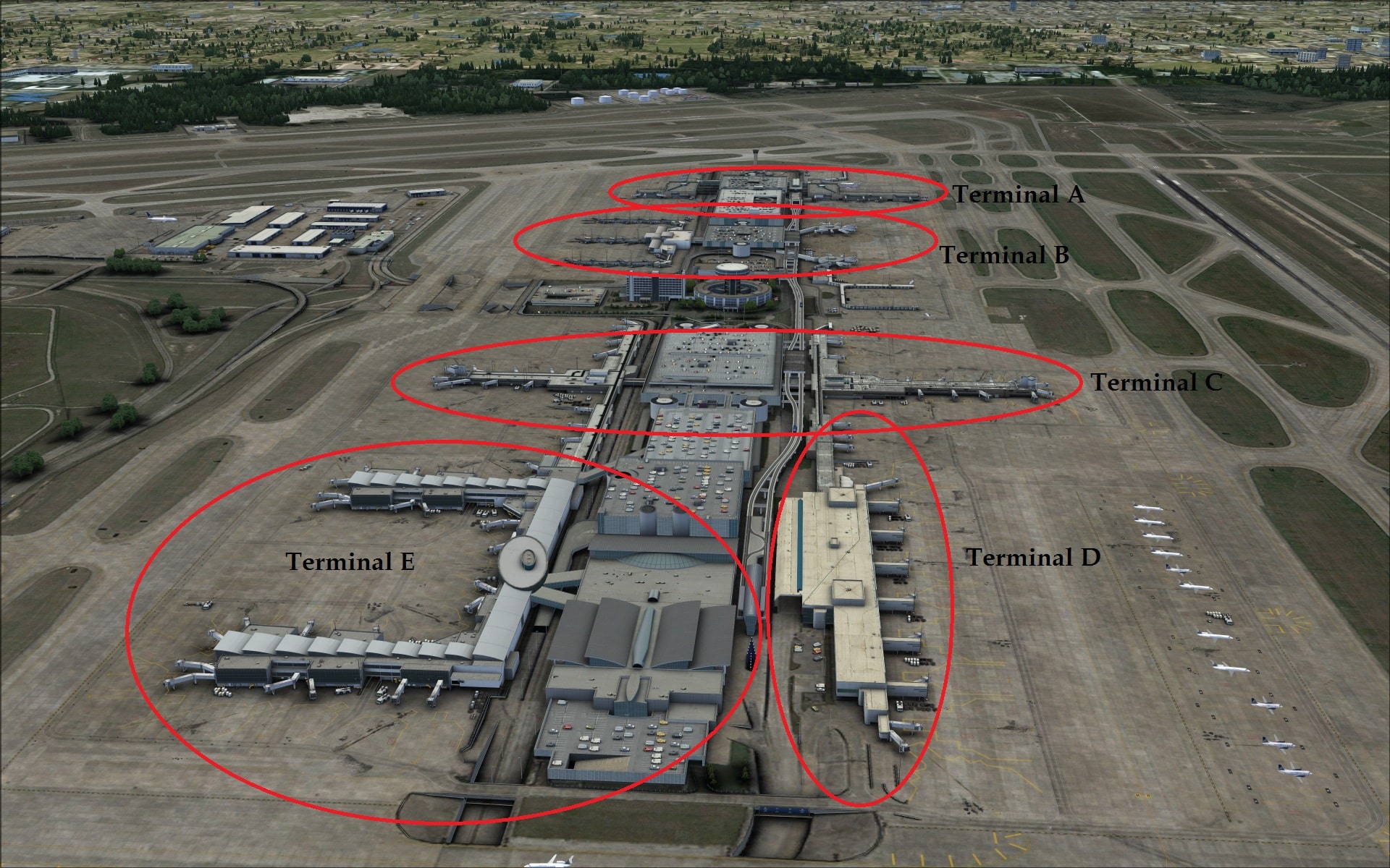 Review of FSDREAMTEAM HOUSTON BUSH INTERCONTINENTAL for FSX