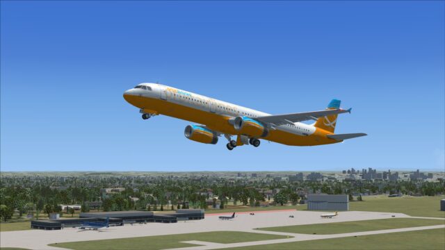 A321 Departing default Toulouse