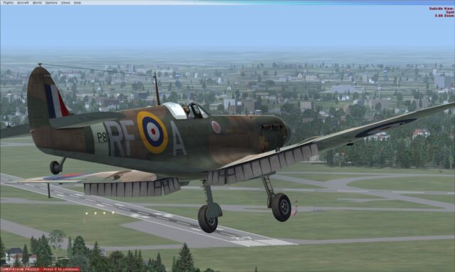 A2A Accu-Sim Spitfire in FSX:SE - image courtesy of Lewis at A2A