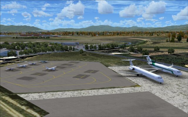 Variety of static aircraft