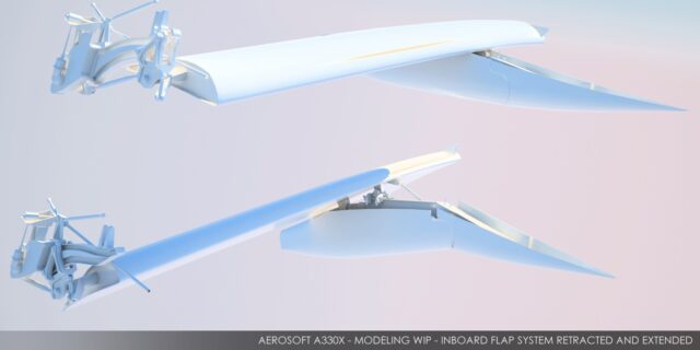 Aerosoft - A330 Inboard flap system