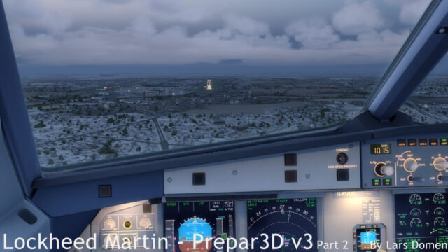 Our first view at Mega Airport London Heathrow Extended. I was quite pleased with the frame rates I got. Perfectly flyable without any problems.