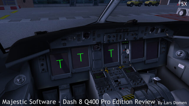 Getting the aircraft started early in the morning in FSX.