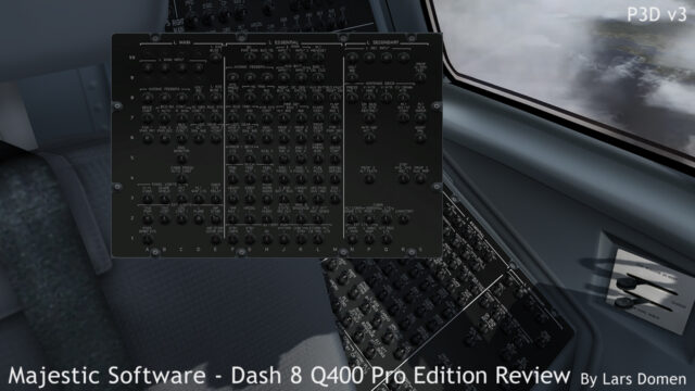 You can see one of the 2D circuit breaker panels in this shot, as well as the 3D modelled CB's.