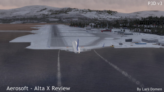Approaching runway 11.
