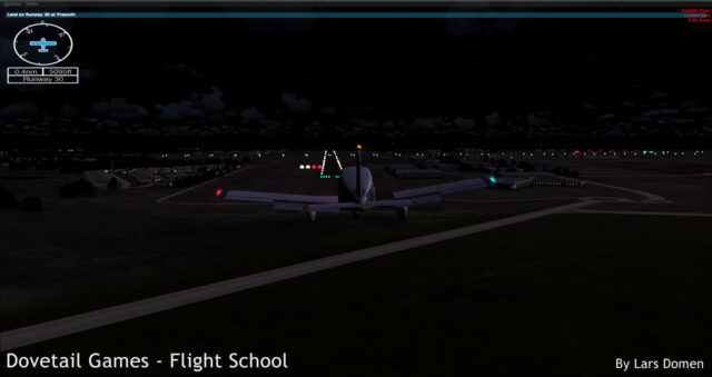 When it's really night time according to the simulator, it does get really dark. Good.