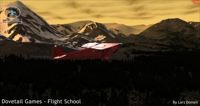 Note the light reflecting on the wing.