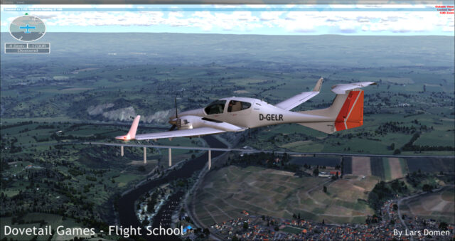Single Engine in the DA-42.