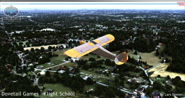 In this aircraft, the journey in the world of Flight Simulation begins in Flight School.