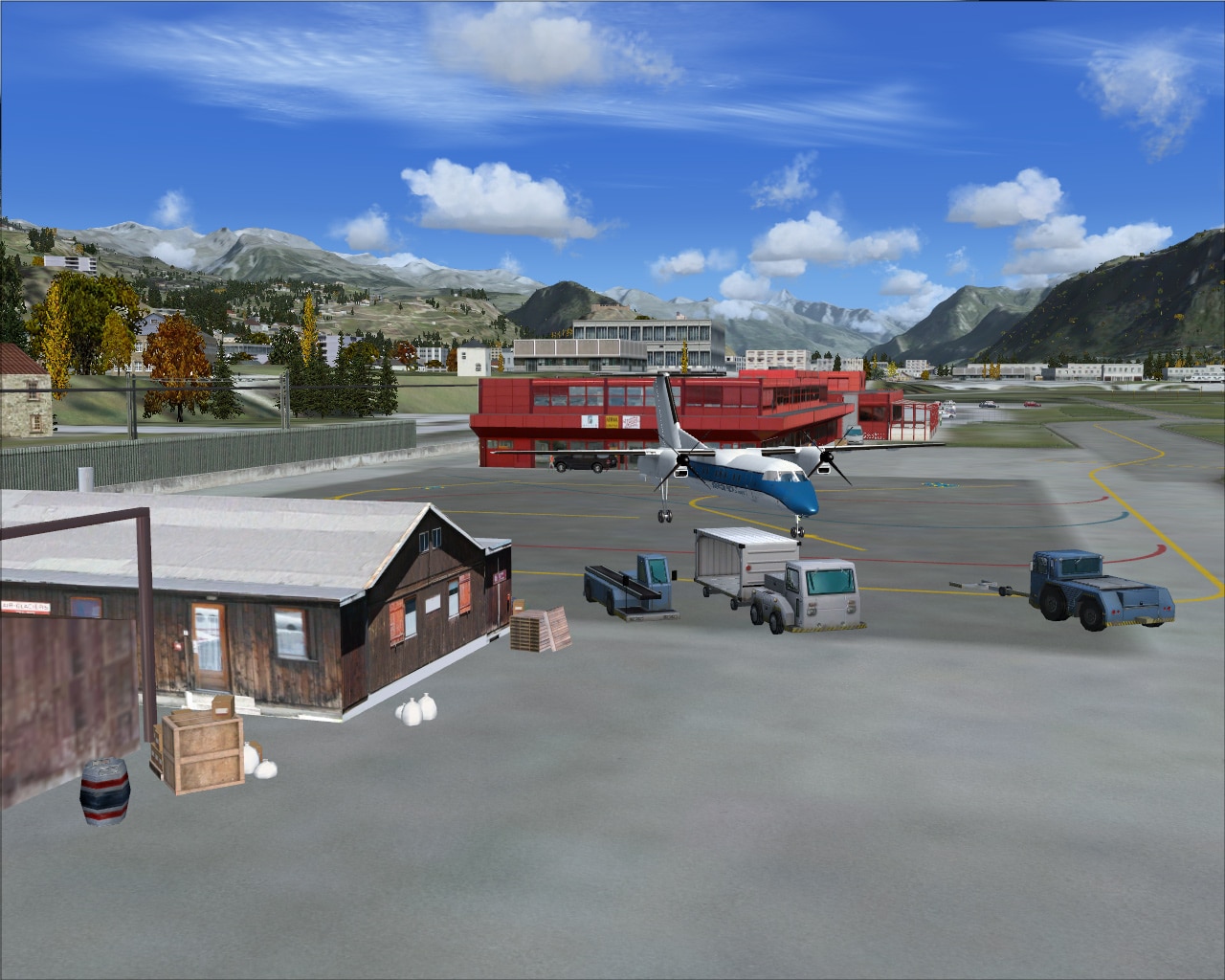 Flylogic Is Working On Sion Sion Airport in the Swiss