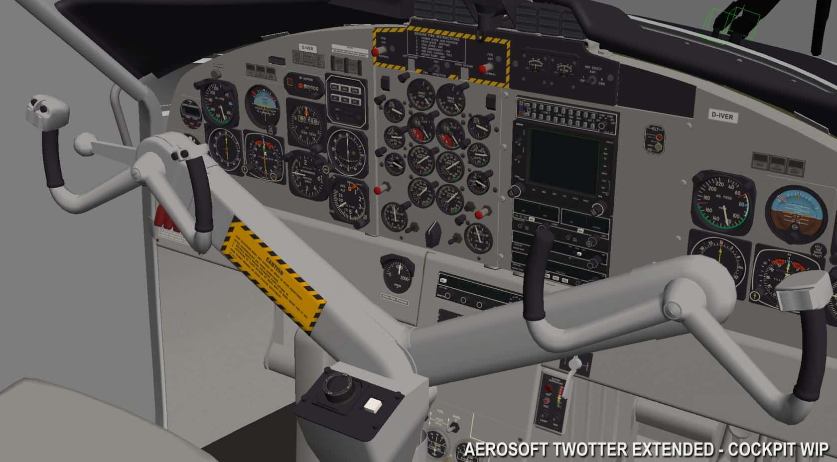 Aerosoft Twin Otter X progress