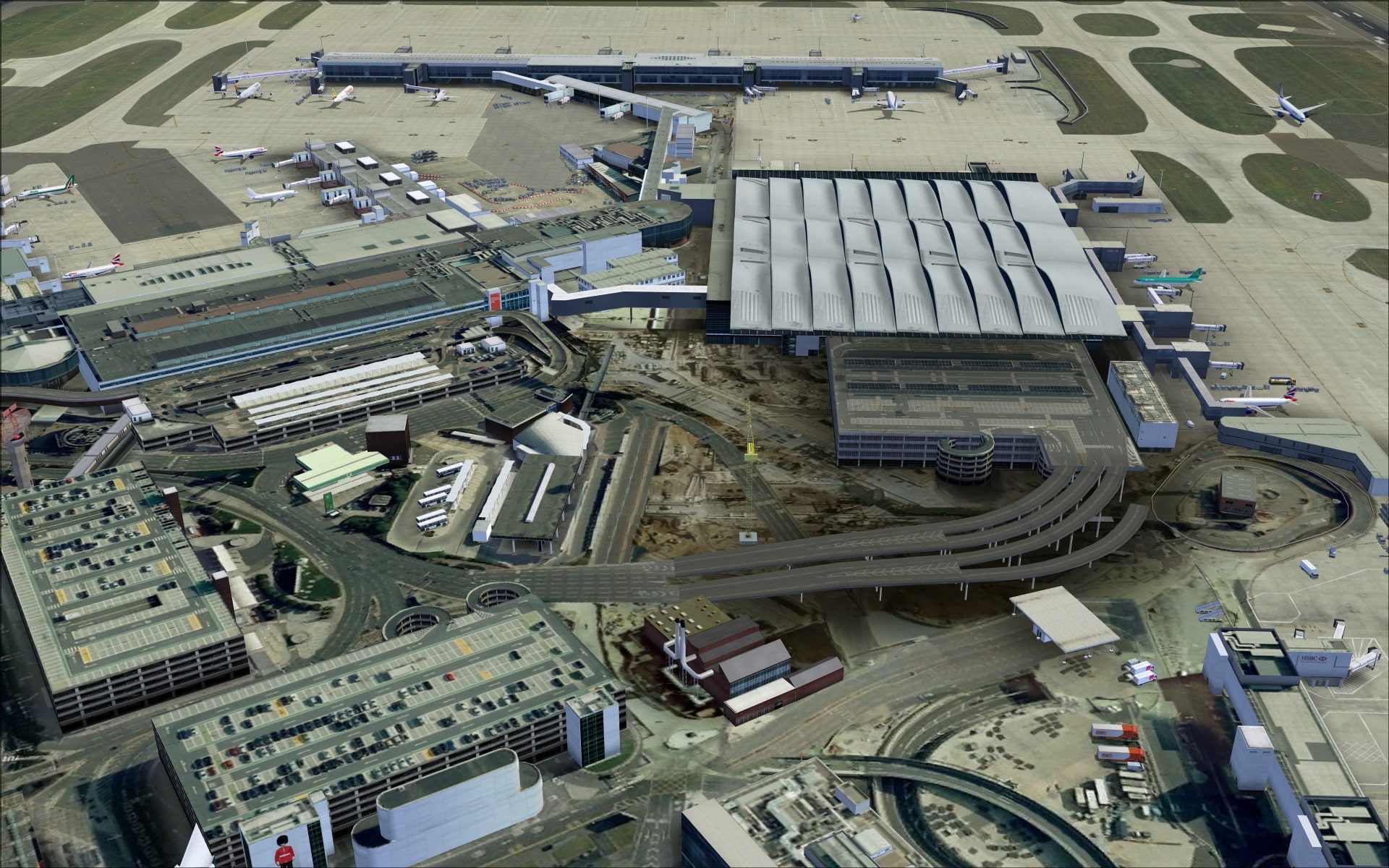 Review of UK2000 SCENERY – HEATHROW XTREME V3 for FSX