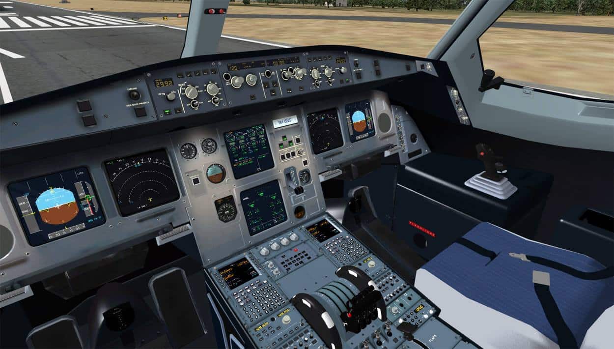 BlackBox Simulation A330/A340 virtual cockpit