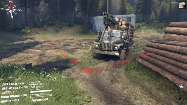 Logs loaded, time to roll. Hopefully forwards and not sidewards, this time!