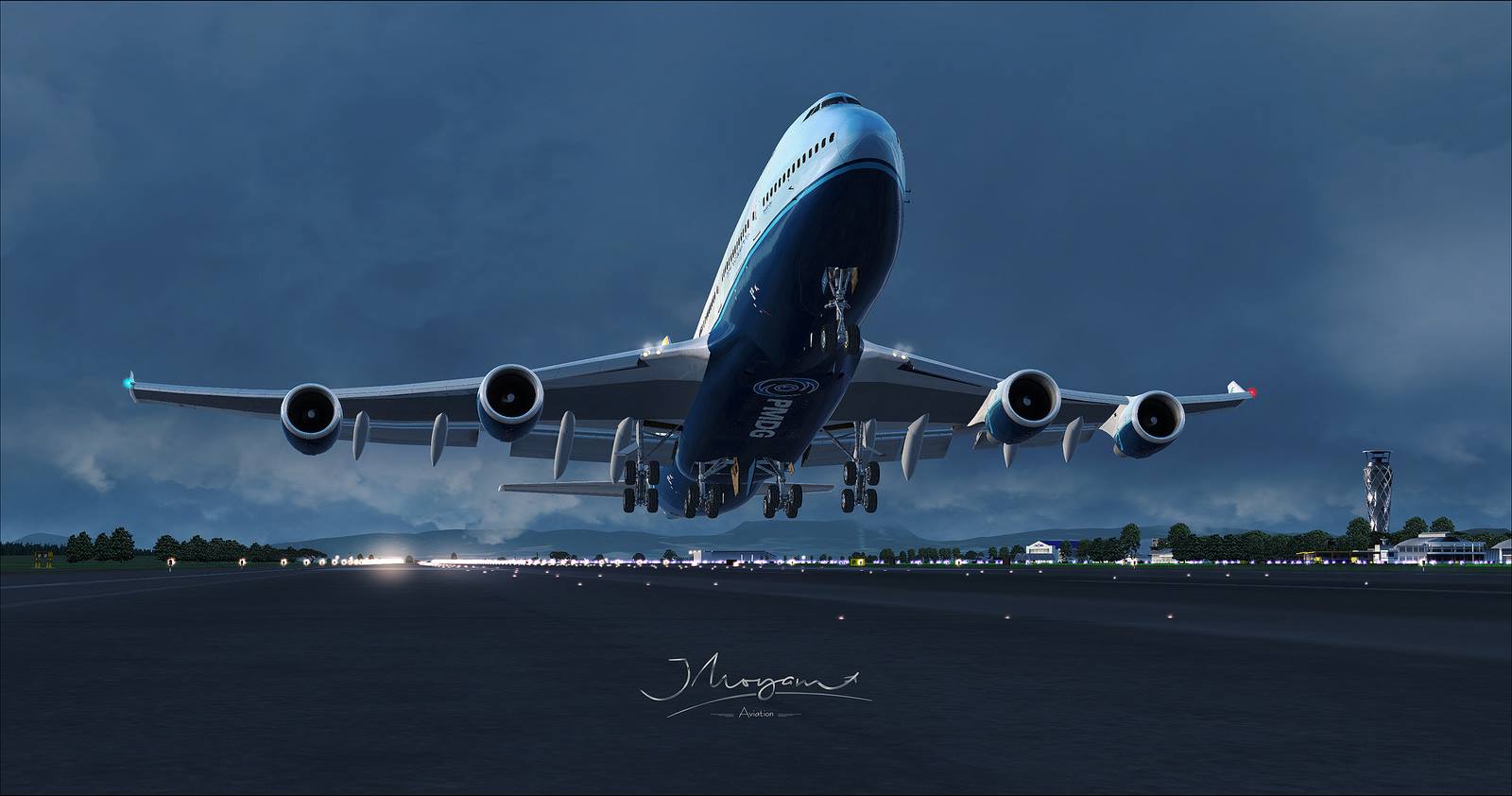 PMDG 747-400 v3 Beta preview.