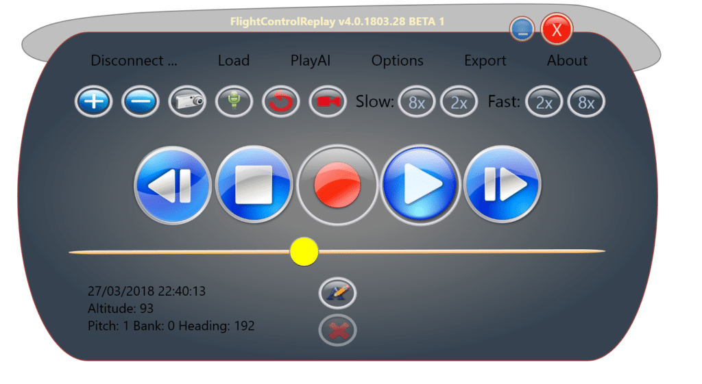 FlightControlReplay v4.5 compatible with MSFS