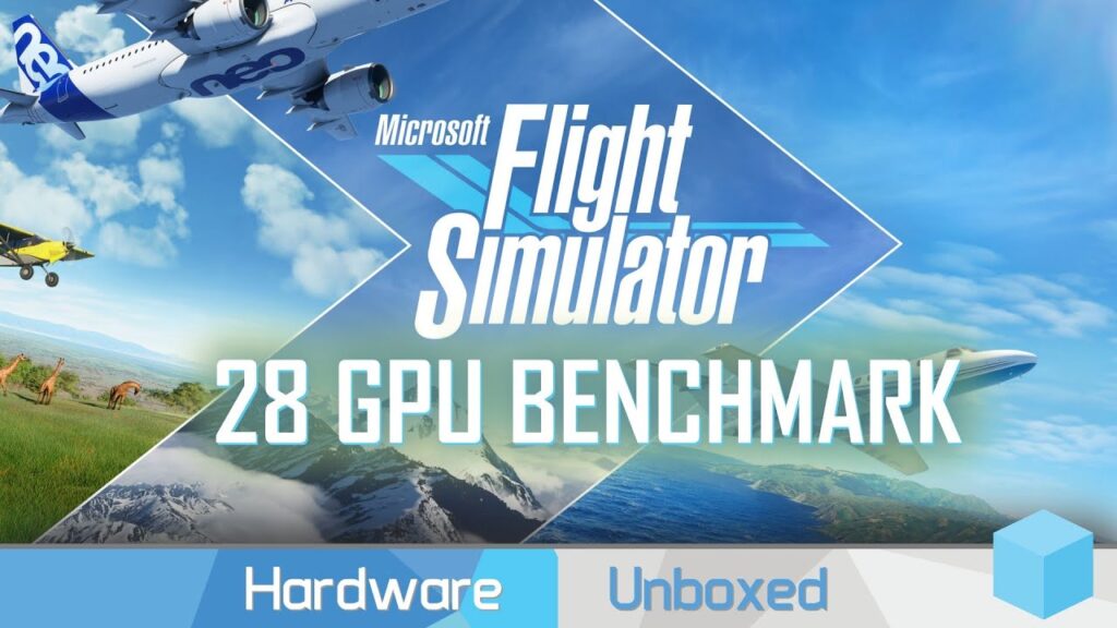 Flight Simulator Benchmarch with 28 GPUs