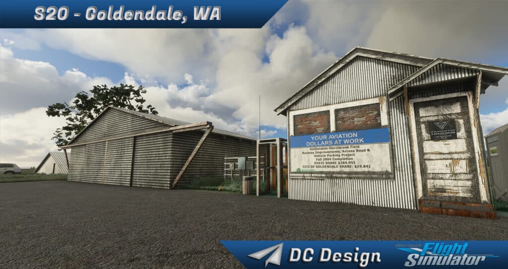 DC Scenery Design - S20 Goldendale Municipal Washington MSFS