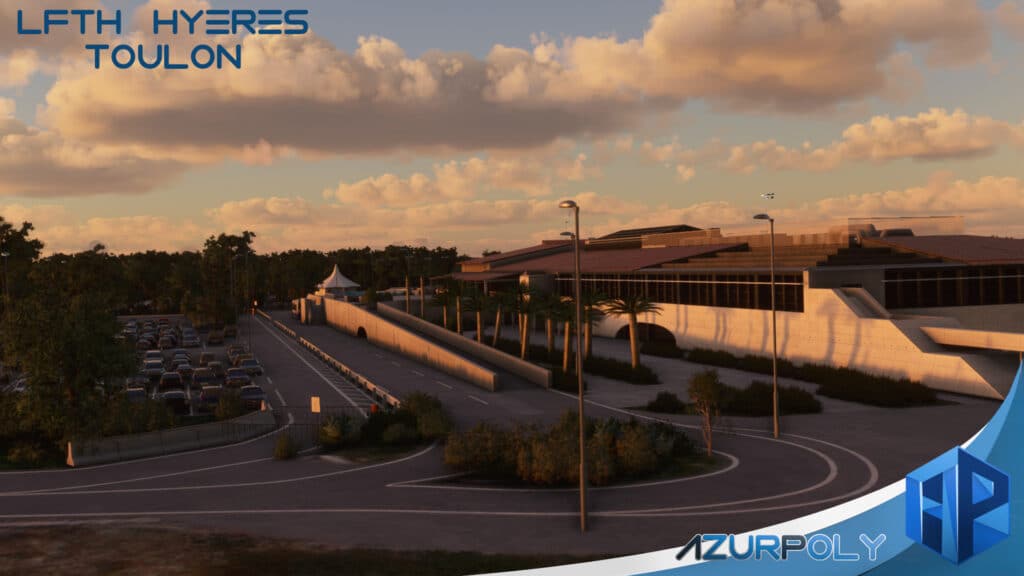 AzurPoly - LFTH Toulon Hyères Airport MSFS