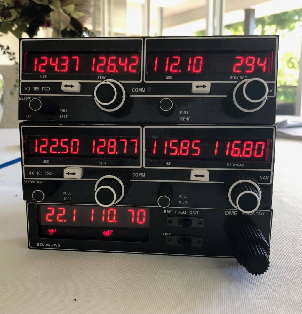 Bendix King KX165 Radio home-made