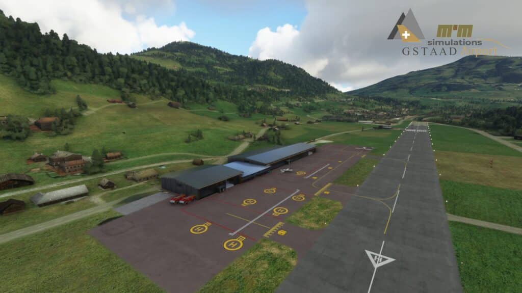 M'M Simulations - LSGK Gstaad Saanen Airport MSFS