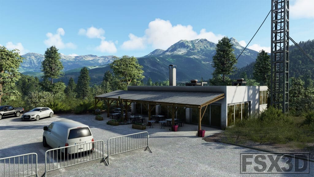 FSX3D - Barcelonnette Saint-Pons LFMR Preview in MSFS