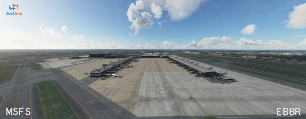 JustSim - EBBR Brussels Airport MSFS