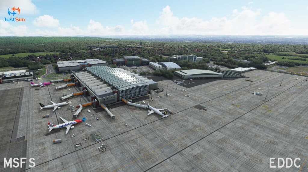 JustSim - Dresden Airport EDDC MSFS