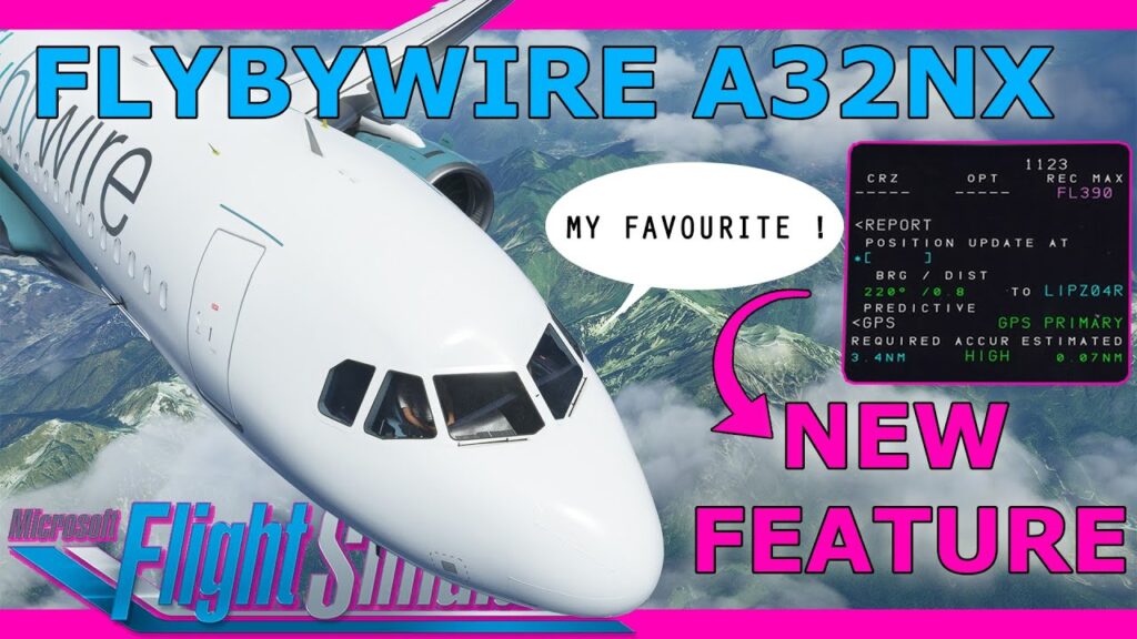 FlyByWire A32NX - New Feature PROG Page