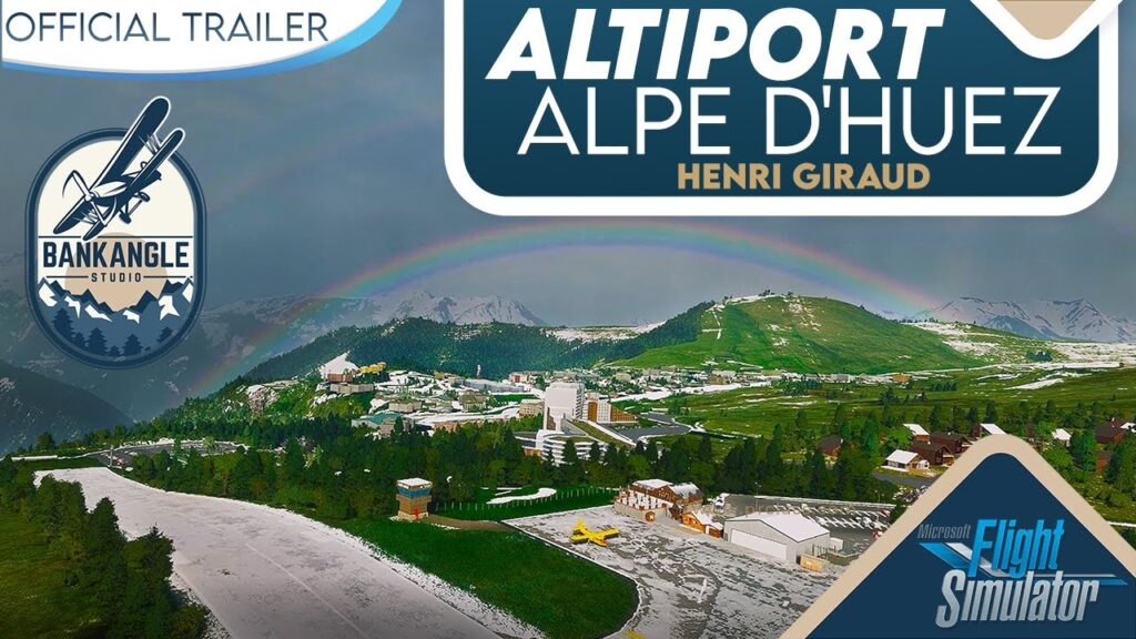Bank Angle Studio - LFHU Alpe d'Huez MSFS Official Trailer