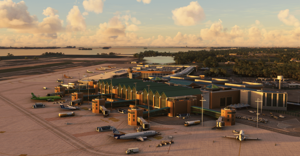 Beautiful Model Of The World - Venice Marco Polo / Annecy Mont Blanc / Leon MSFS