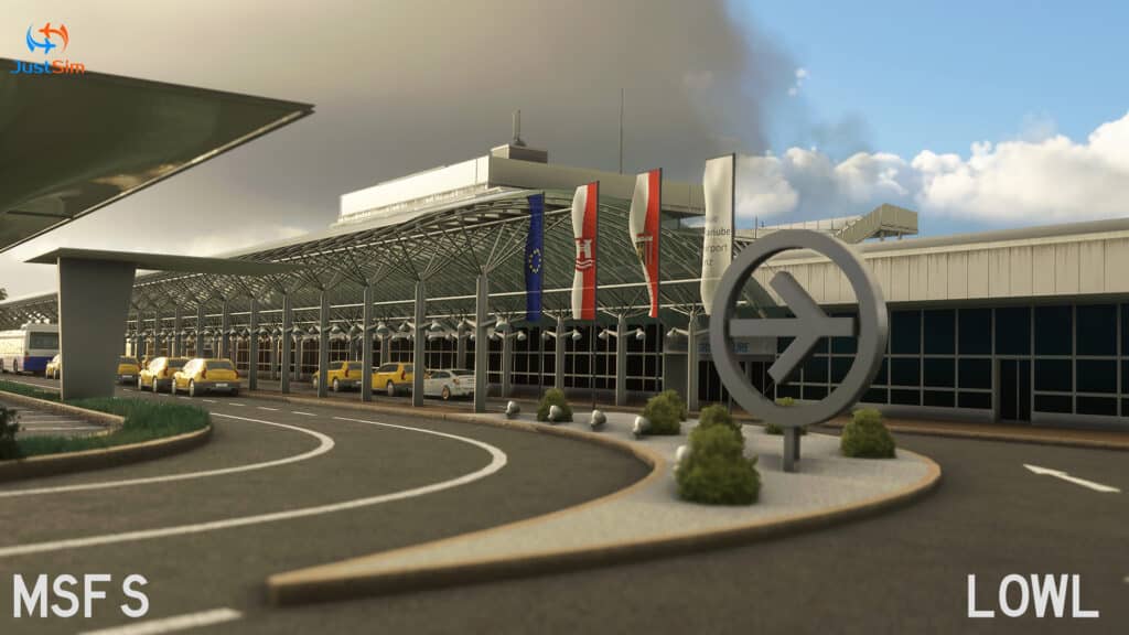 JustSim - Linz Austria Blue Danube Airport LOWL MSFS