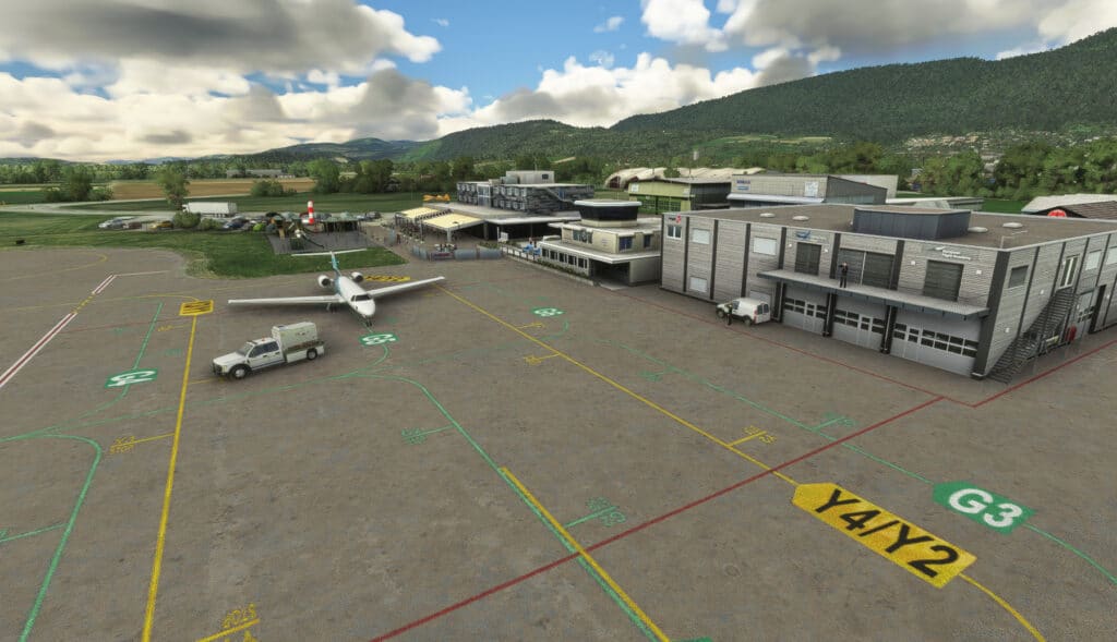 FlyLogic - Grenchen LSZG MSFS and Switzerland Pro P3D5-4