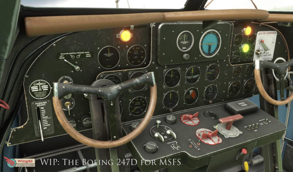 Wing42 - Boeing 247-D Progress for MSFS