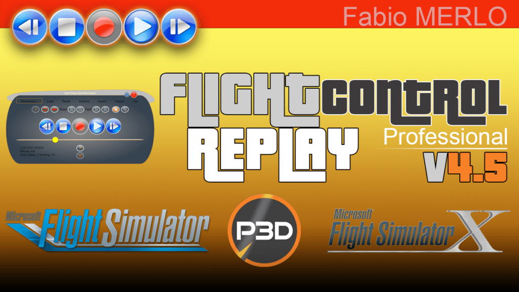 FlightControlReplay v4.5 Work-in-progress status - VR Support and MSFS GOTY