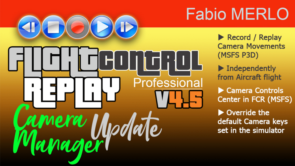 FlightControlReplay - Camera Manager Update Release