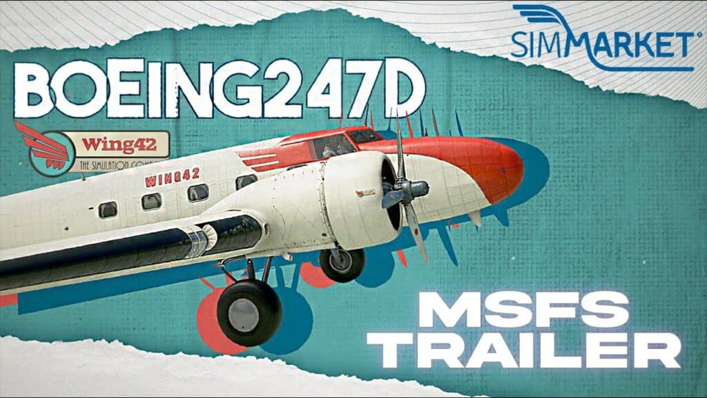 Promo Video for Wing42 - Boeing 247D MSFS