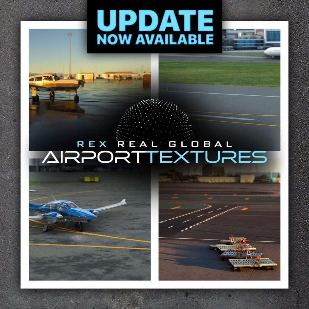 REX - Real Global Airport Textures MSFS Update for Sim Update IX