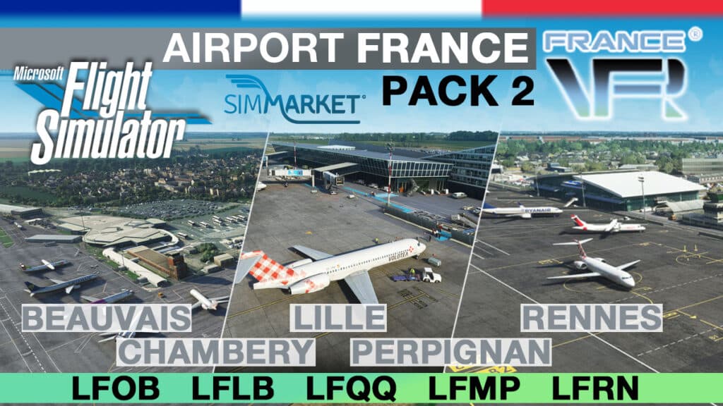 France VFR - Airport France Pack 2 MSFS