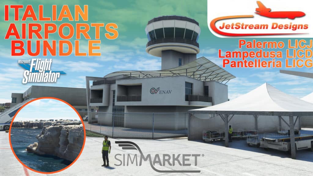 Jetstream Designs - Italian Airports Bundle MSFS