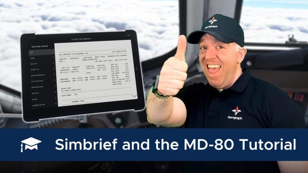Navigraph Tutorial : how to integrate SimBrief  with Fly The Maddog X MD-82 ? 